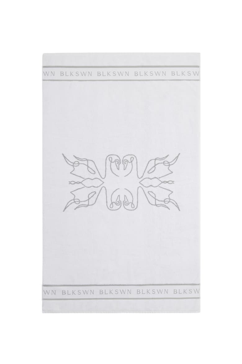 Swn  Logo Bath Sheet, Alternate, color, Grey