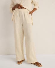 Haven Well Within Textured Cotton Gauze Pants