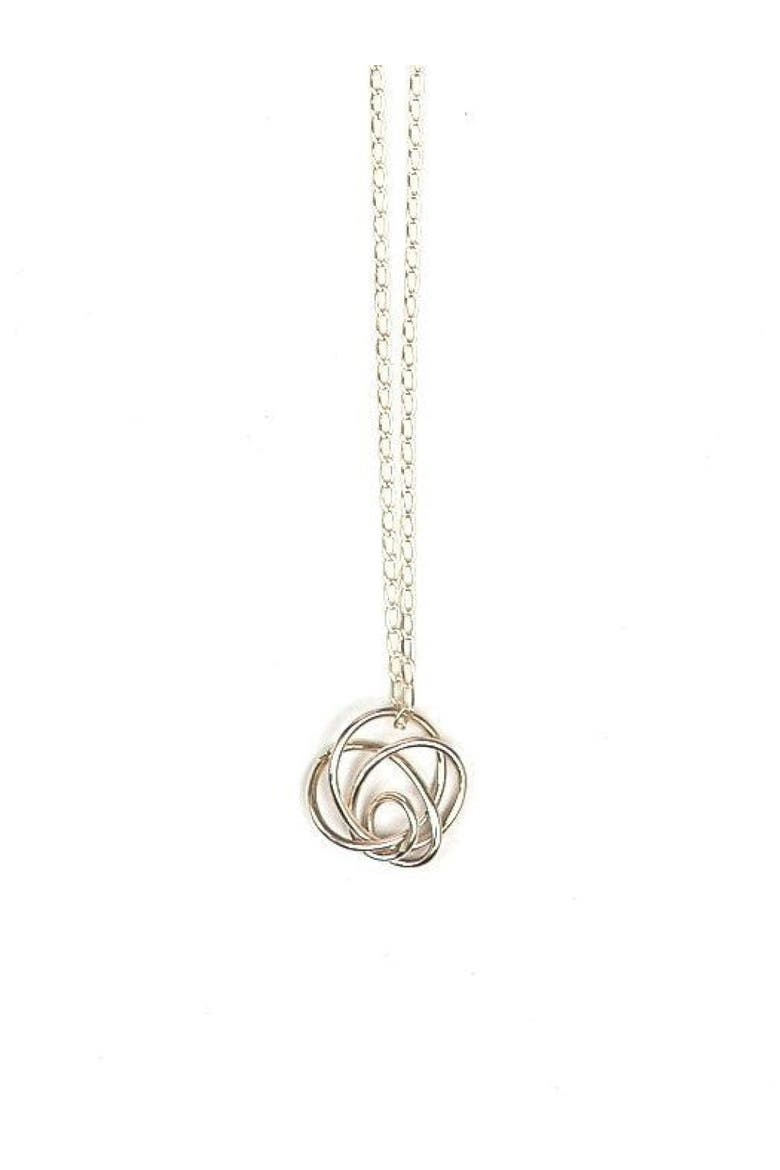 Beautiful Mess Sterling Necklace, Main, color, Silver
