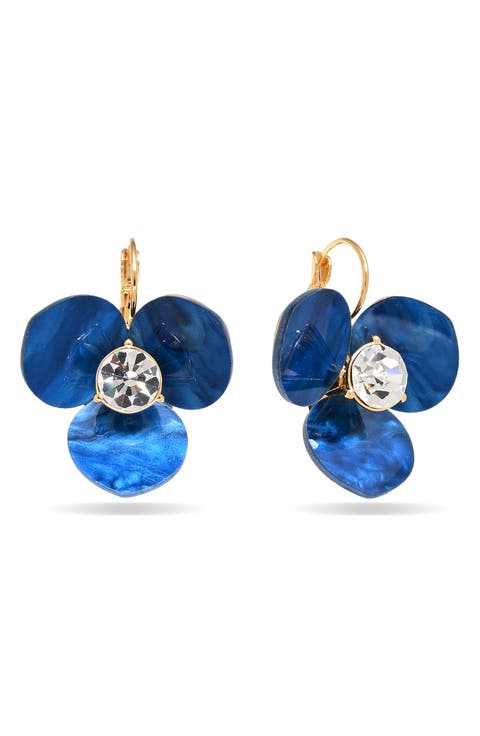 Santorini Flower Drop Earrings