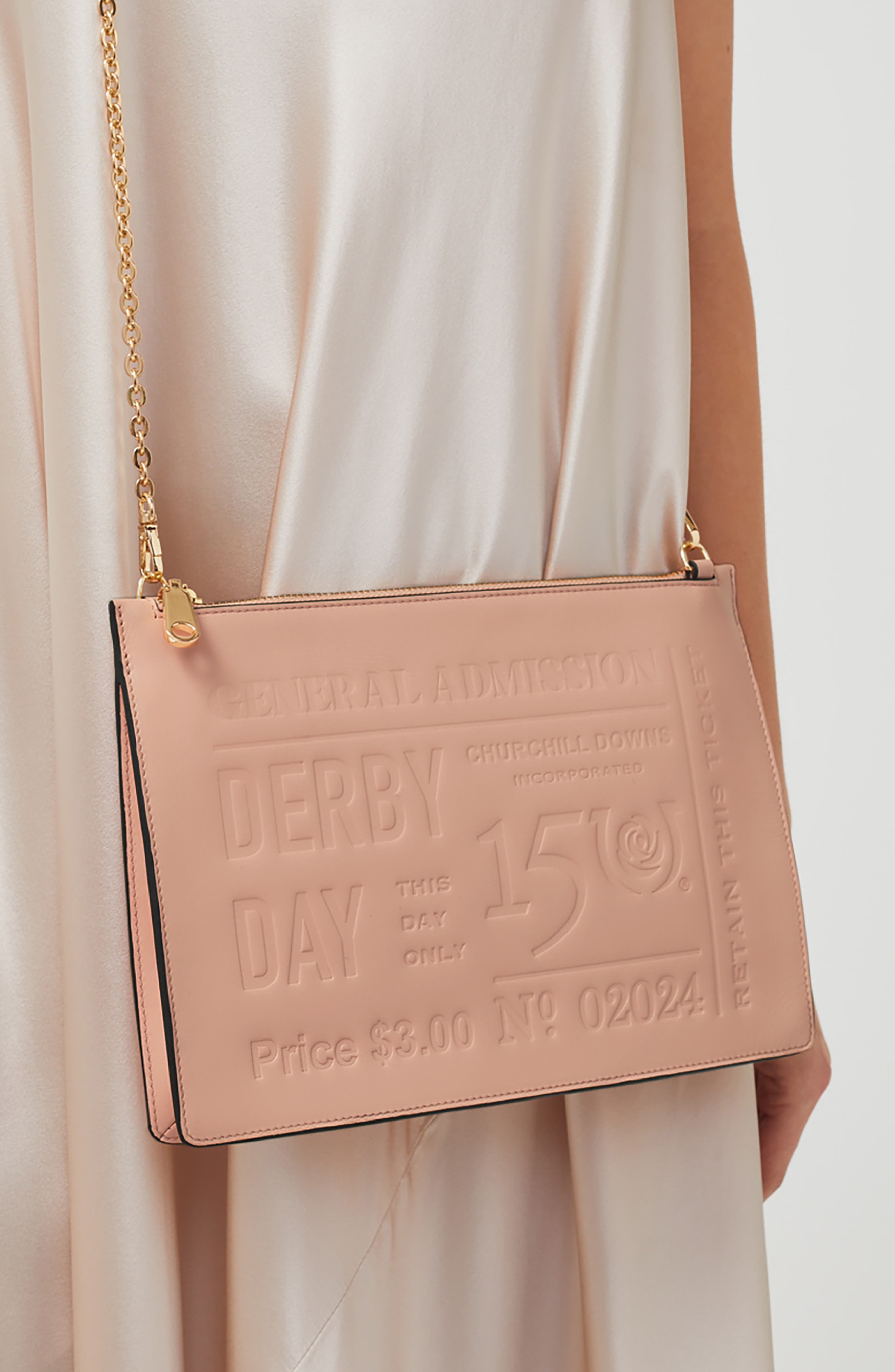 Radley Kentucky Derby Zip Pouch, Alternate, color, Dusty Rose