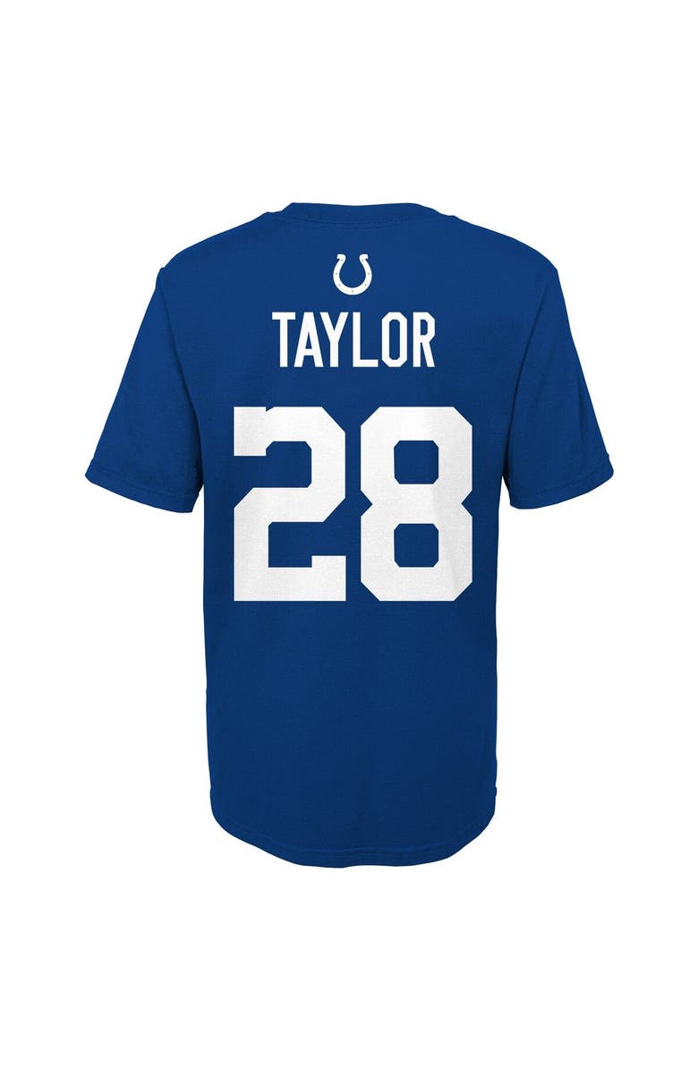 Outerstuff Youth Jonathan Taylor Royal Indianapolis Colts Mainliner Player Name & Number T-Shirt, Alternate, color, 