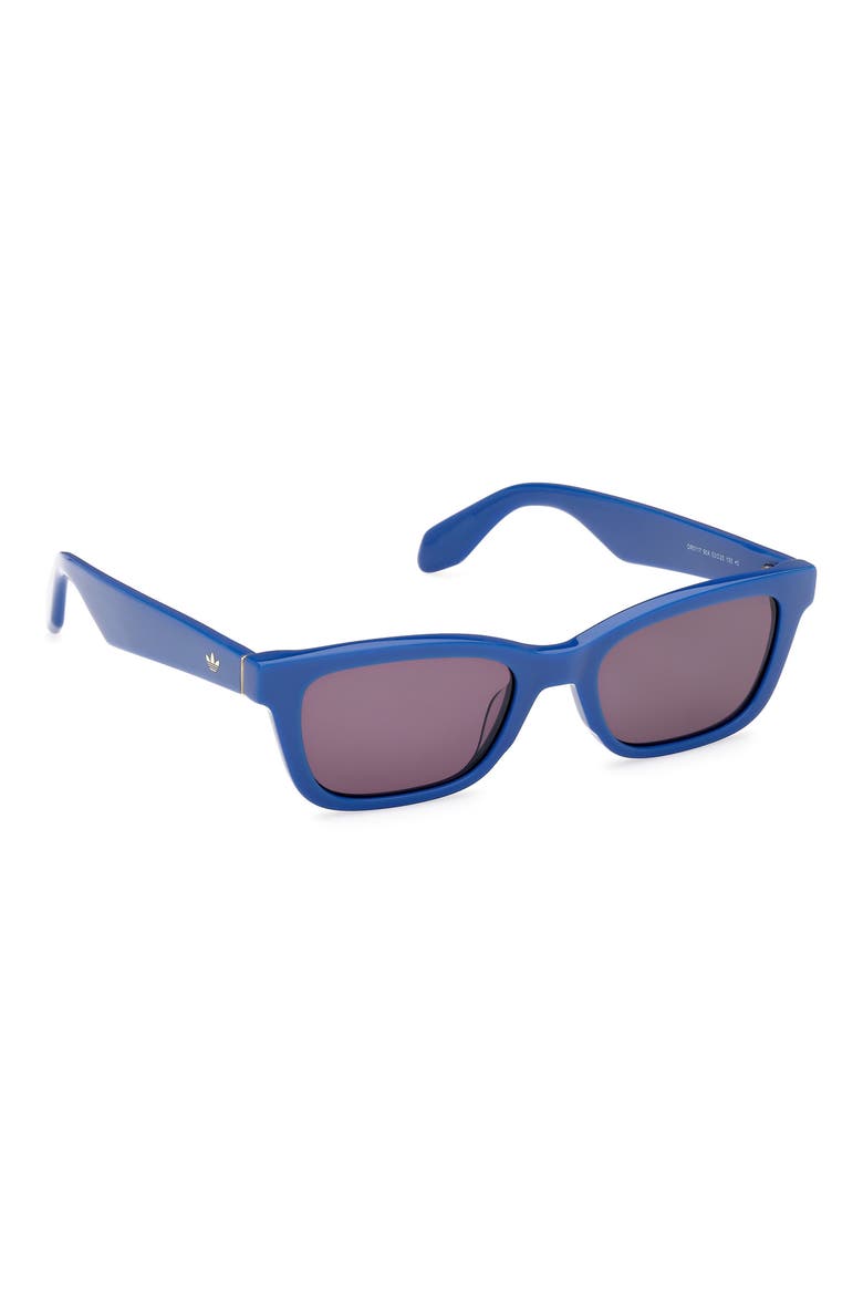 Navigator Sunglasses, Alternate, color, SHINY BLUE/ SMOKE