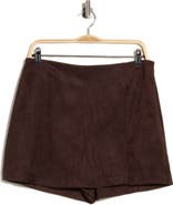 Parker Faux Leather Skort
