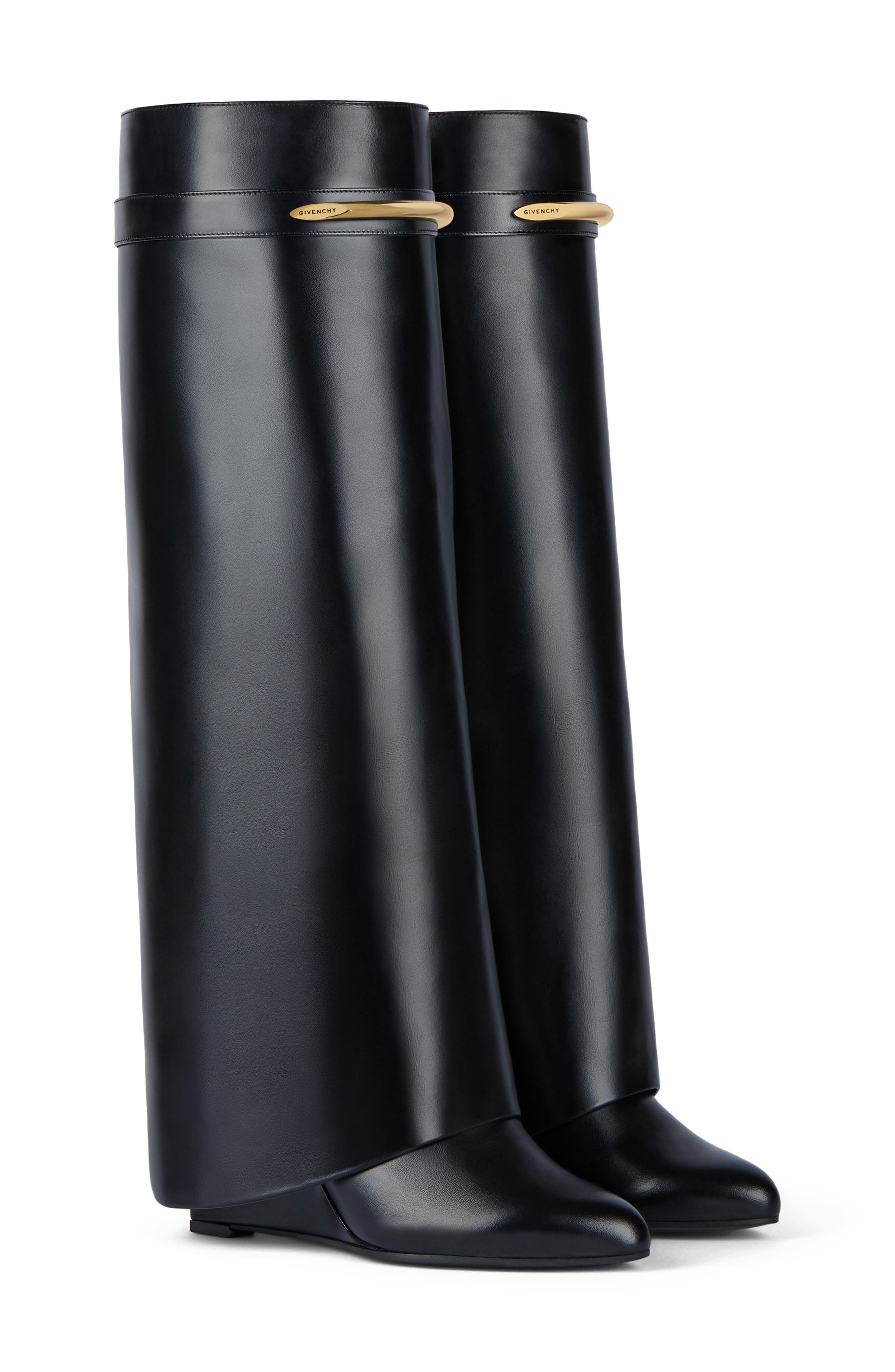 Givenchy Shark Pinch Tall Boot, Alternate, color, Black