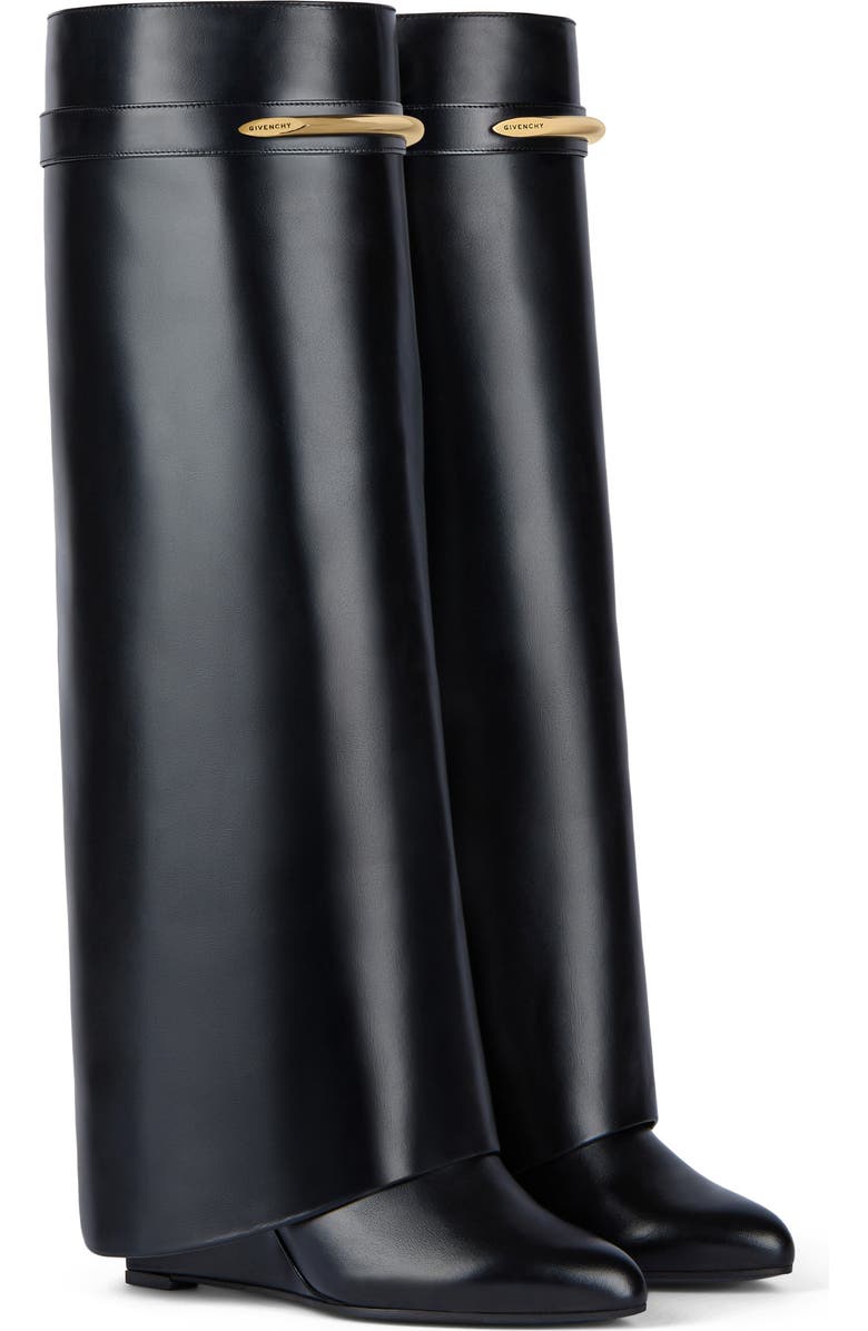 Givenchy Shark Pinch Tall Boot, Alternate, color, Black