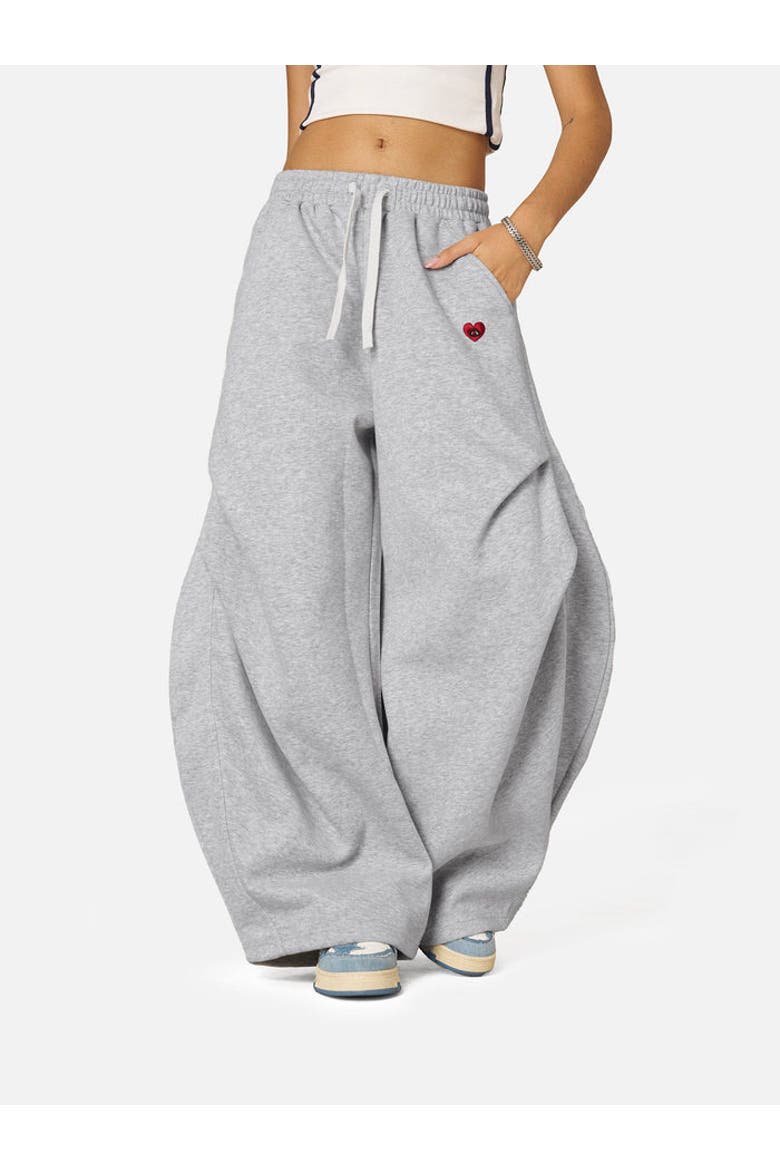 Super Baggy Barrel Sweatpants, Alternate, color, Grey
