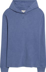 Marine Layer Luxe Slub Organic Cotton Pulllover Hoodie