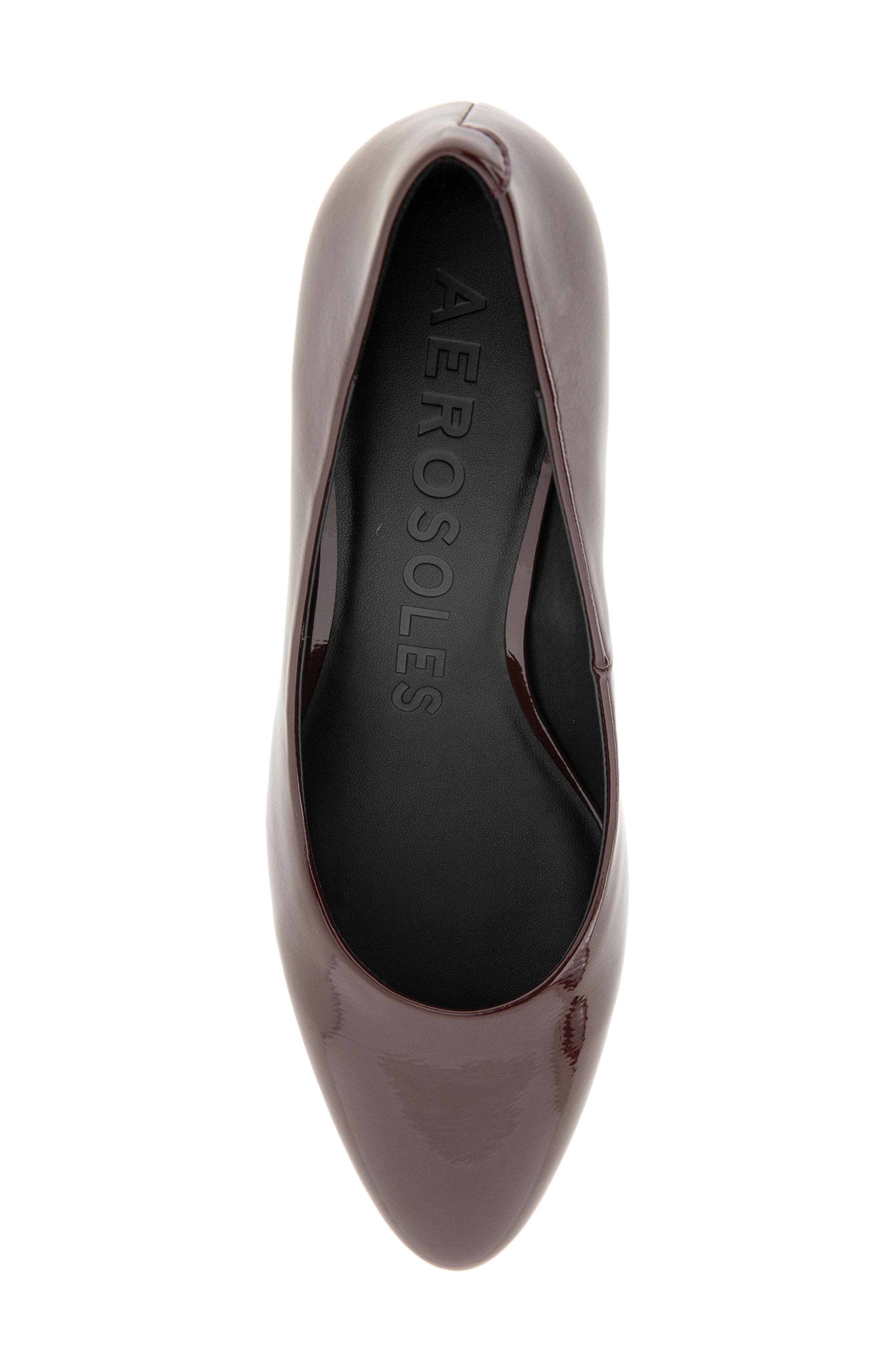 Betsy Pump, Alternate, color, MERLOT