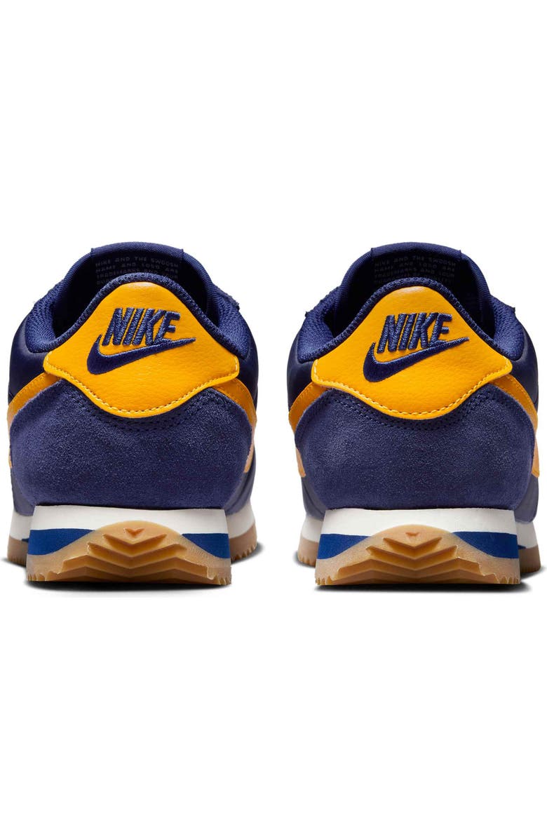 Nike Cortez Sneaker, Alternate, color, Midnight Navy/ Gold/ Blue Void