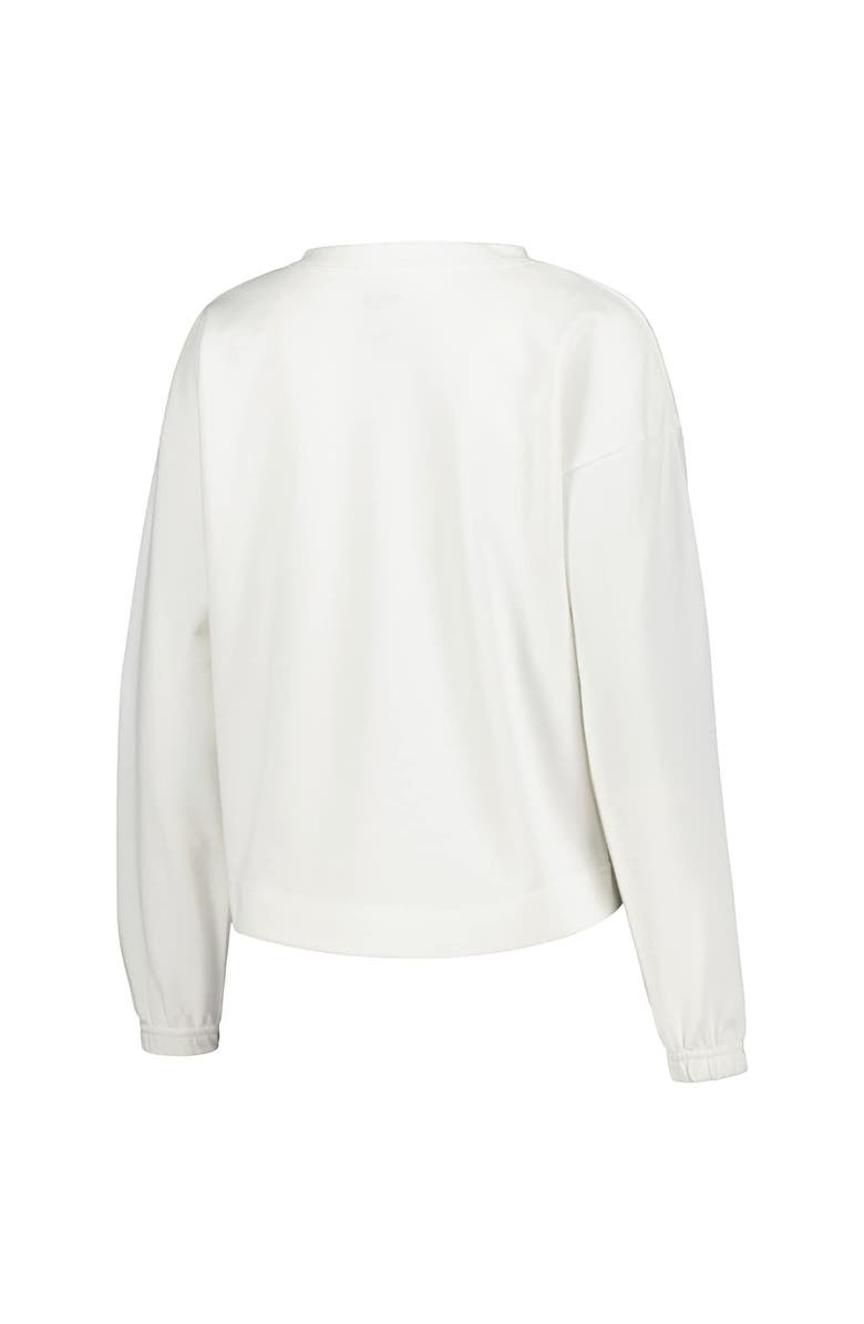 CONCEPTS SPORT Women's Concepts Sport  White Minnesota United FC Sunray Notch Neck Long Sleeve T-Shirt, Alternate, color, White