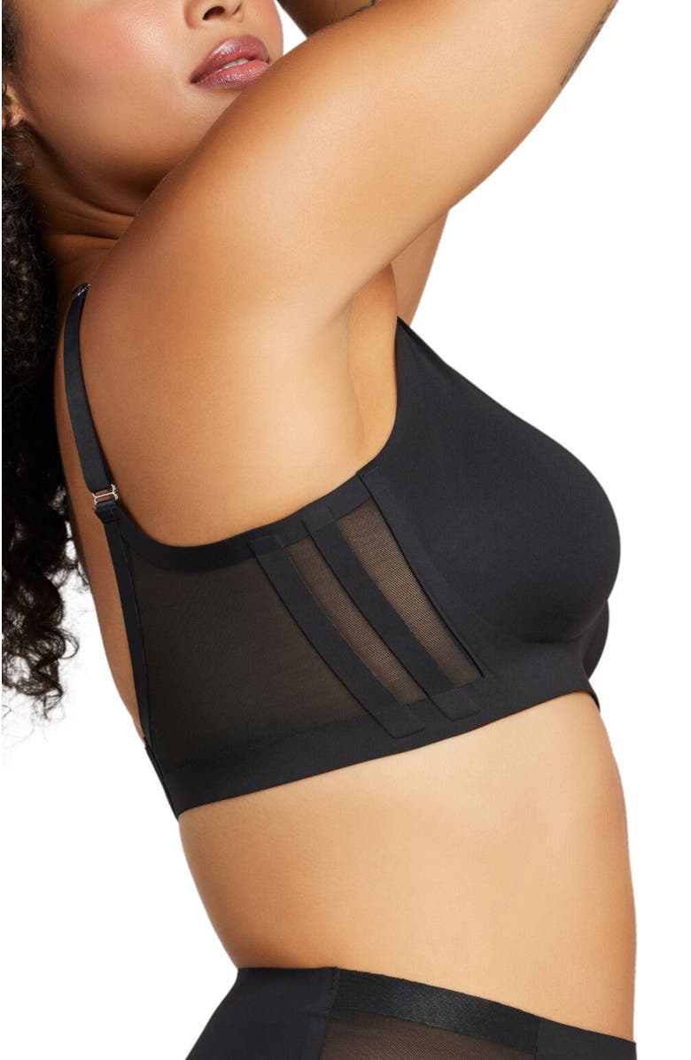 Siella Sexy Smooth V-Neck Bra, Alternate, color, 