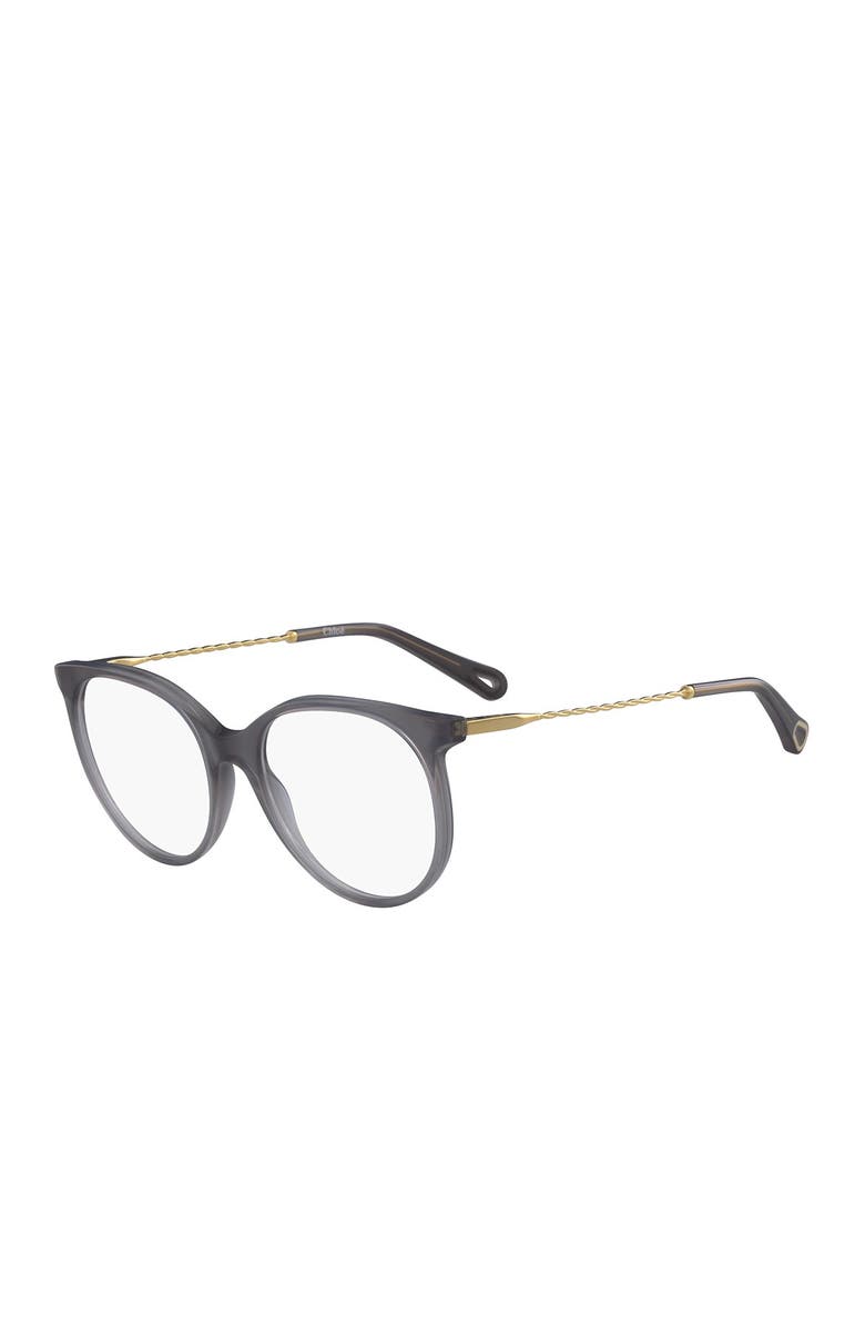 Chloé 53mm Oval Full Rim Optical Frames, Alternate, color,