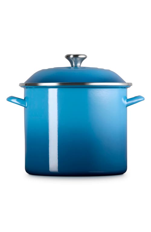 Le Creuset Enameled Stainless Steel Stockpot In Blue