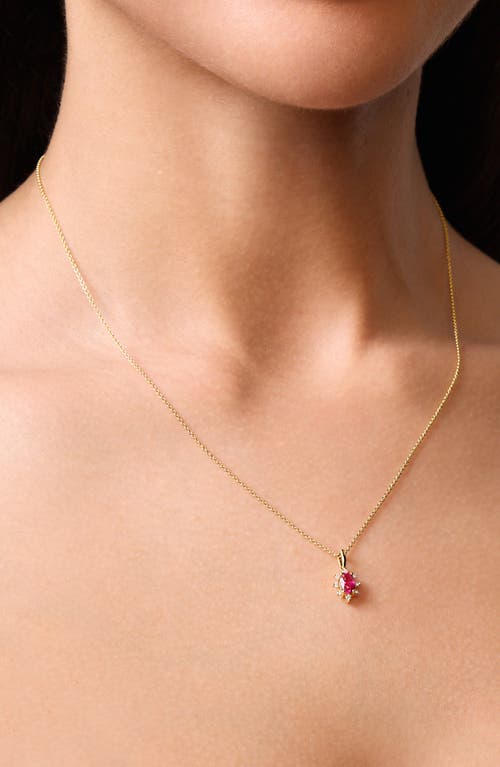 Bony Levy El Mar Ruby & Diamond Pendant Necklace