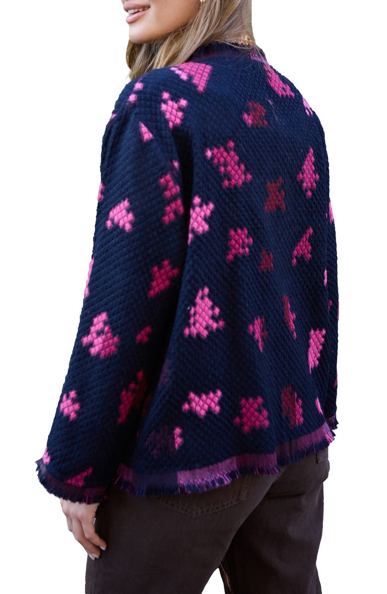 SAACHI Fringe Trim Jacket, Alternate, color,