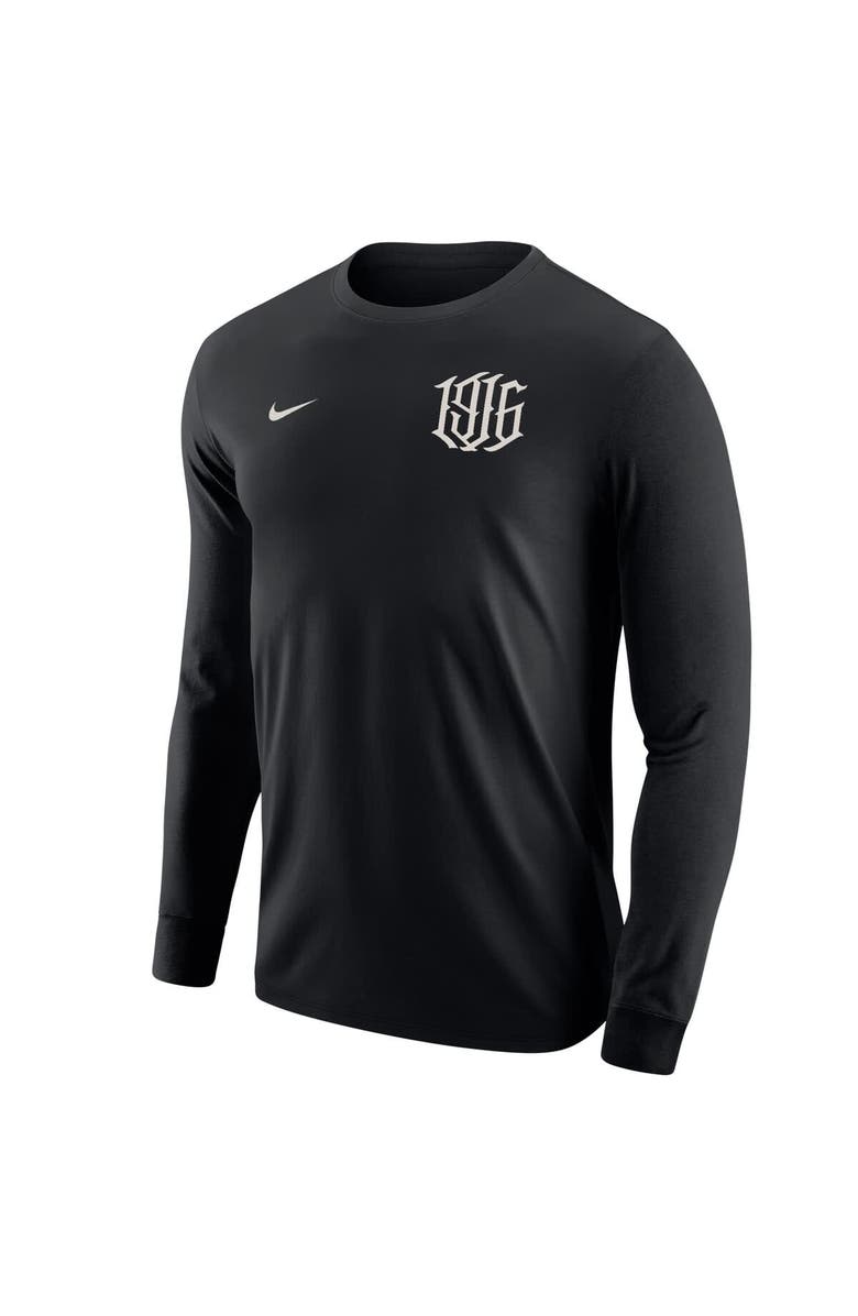 Nike Men's Nike Black Club America CA x CA Long Sleeve T-Shirt, Alternate, color, Black