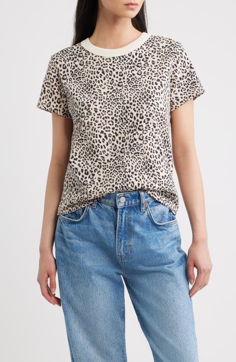 Girlfriend Cheetah Print T-Shirt