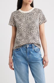 Rails Girlfriend Cheetah Print T-Shirt