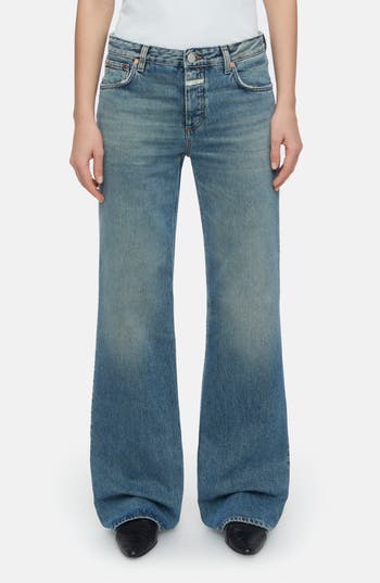 Closed Gillian Wide Leg Jeans In Blue