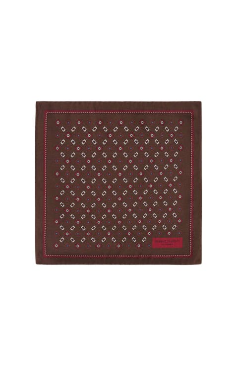 Paisley Collins Double Print Pocket Square