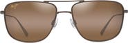 Maui Jim Mikioi 54mm PolarizedPlus2® Aviator Sunglasses