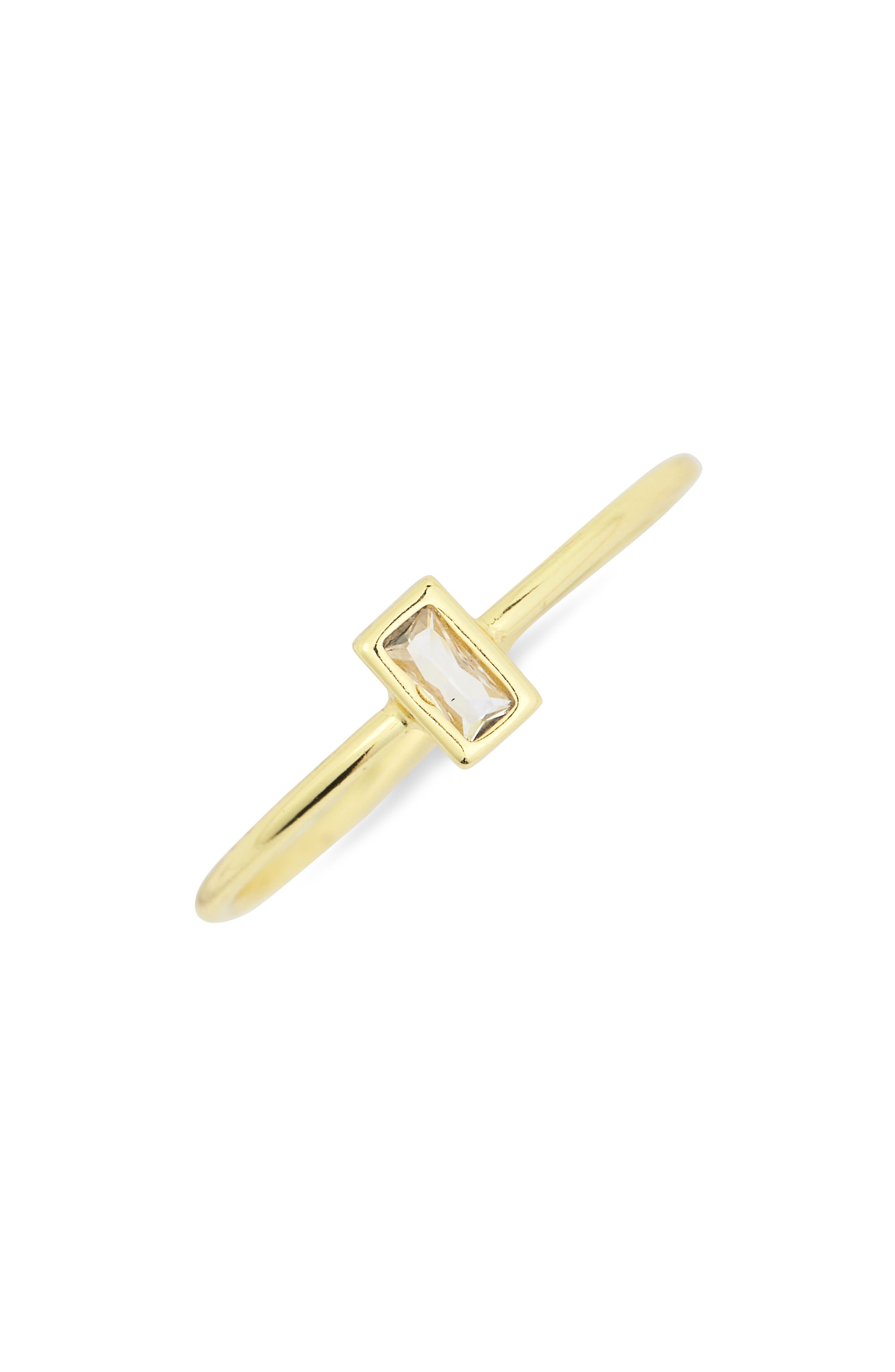 Argento Vivo Sterling Silver Crystal Ring (Women) | Nordstromrack