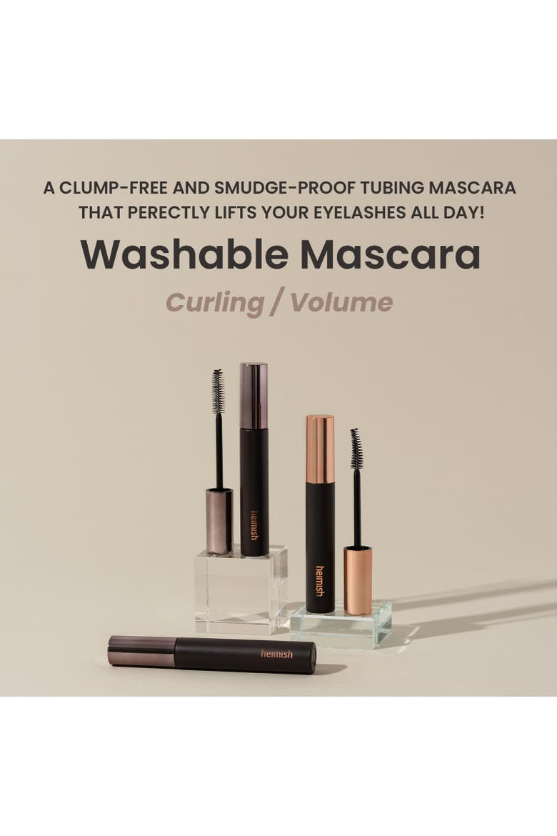 Dailism Smudge Stop Mascara Washable, Lengthening, Non-Clumping, Black Volume, 0.31 oz, Alternate, color, Black Volumizing