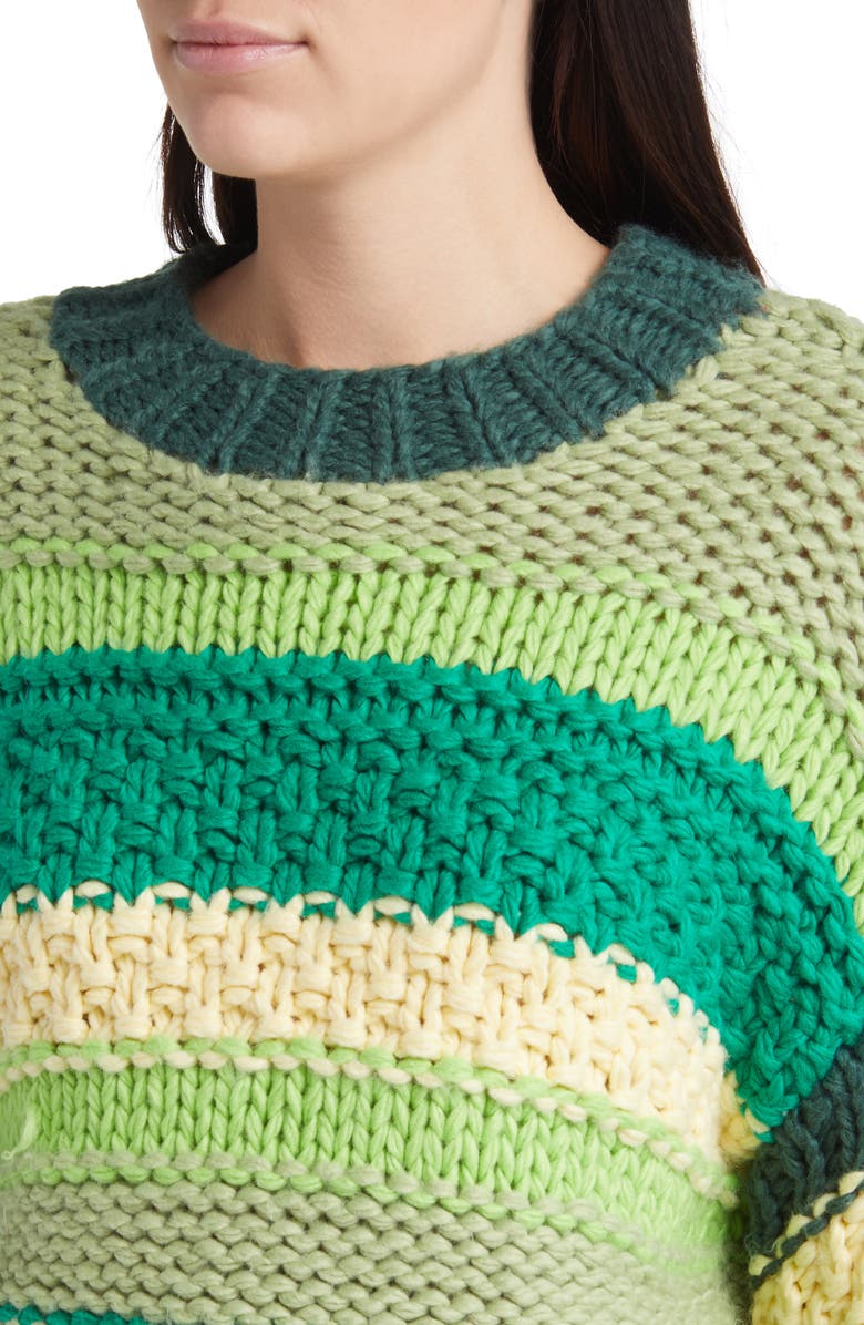 YELLOW THE LABEL Soho Stripe Sweater, Alternate, color, 