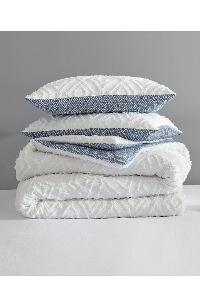 Hanwell Clipped Jacquard Comforter & Sham Set