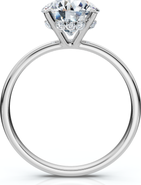 Bliss Diamond Certified 1Ct Hidden Halo Diamond Engagement Ring 14k Gold Lab Grown