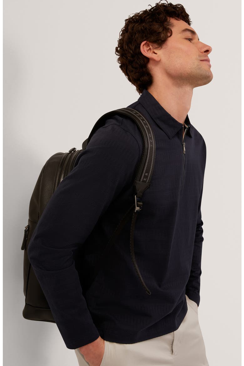 Wyther Quarter Zip Polo, Alternate, color, NAVY