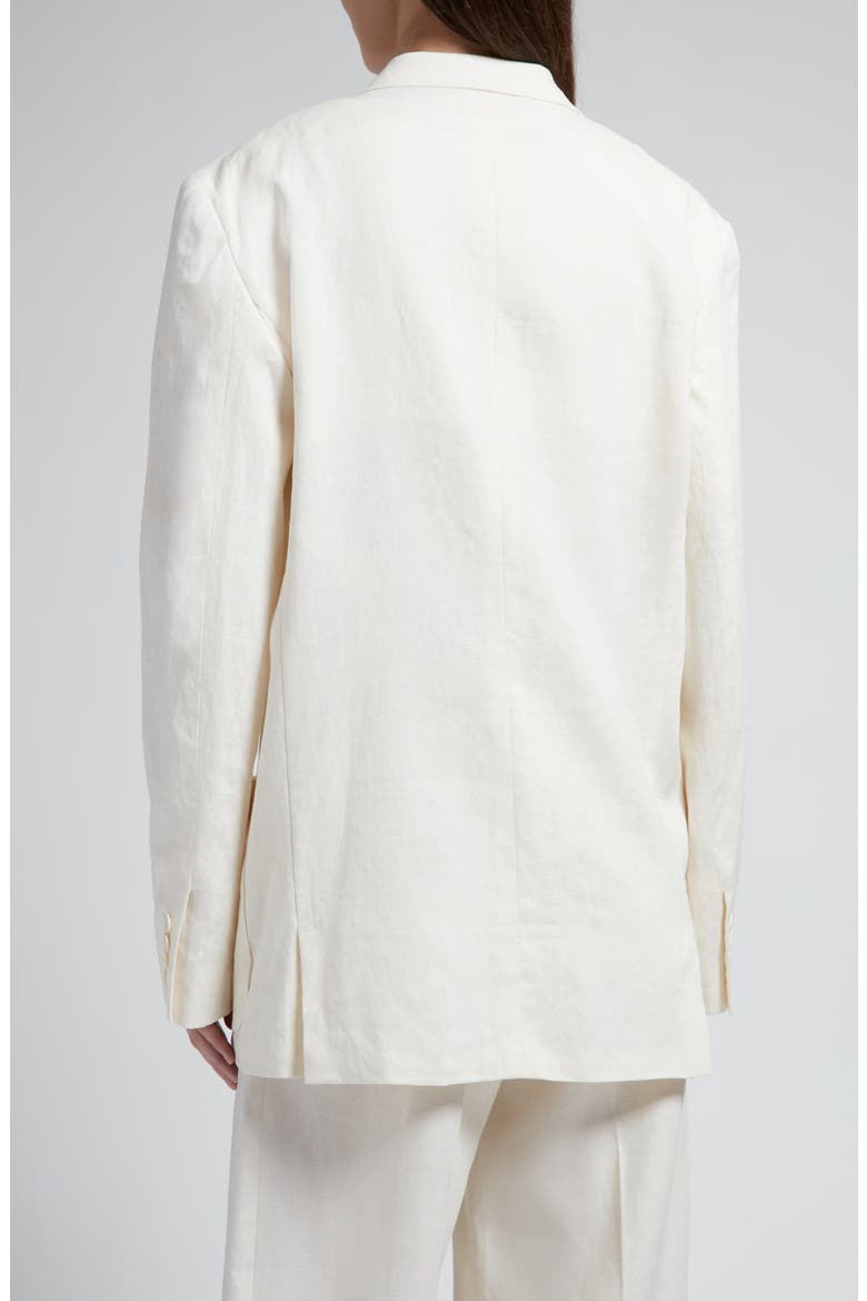 Enza Linen Blazer, Alternate, color, OFF WHITE