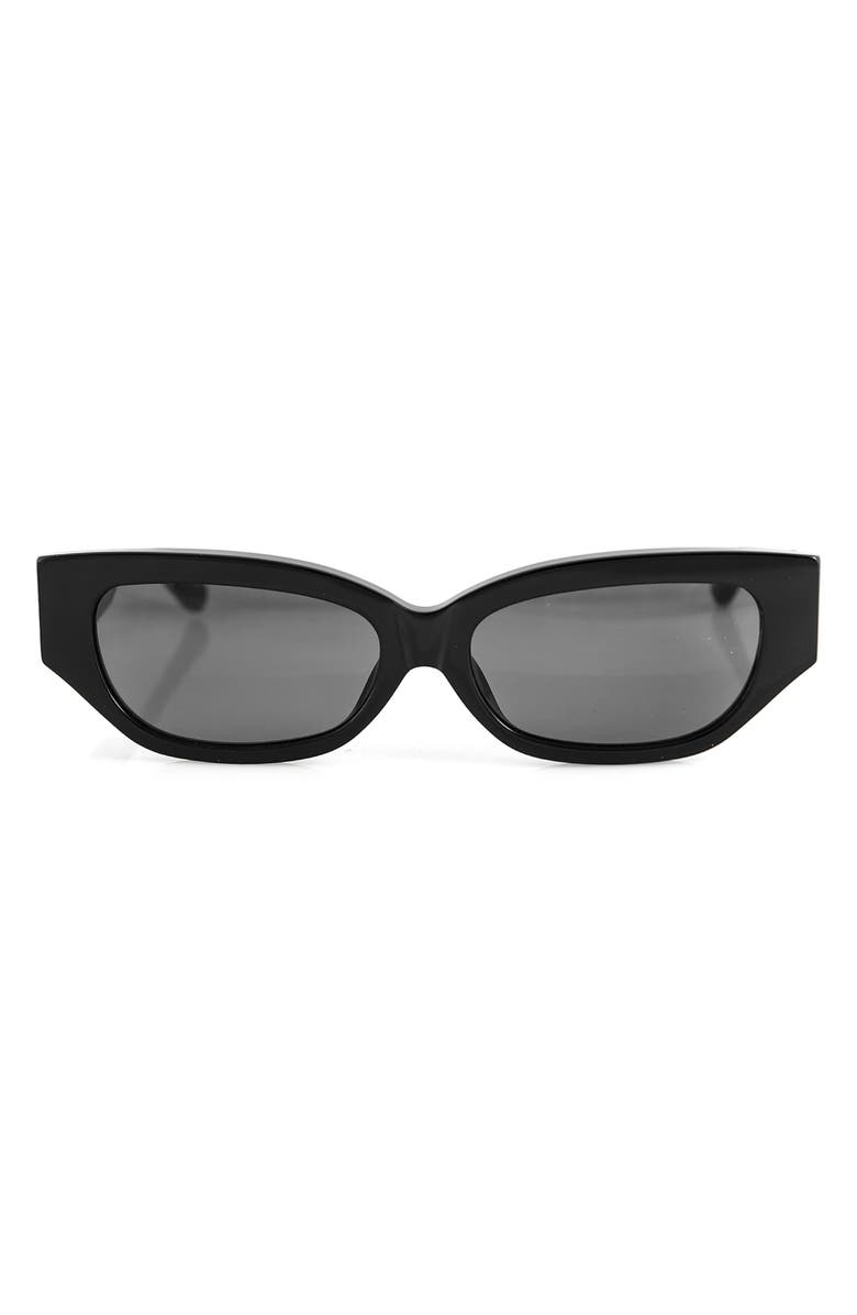 AQS Lucia 55mm Polarized Cat Eye Sunglasses, Main, color, 