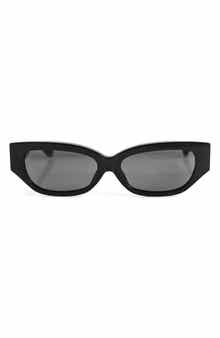 AQS Lucia 55mm Polarized Cat Eye Sunglasses