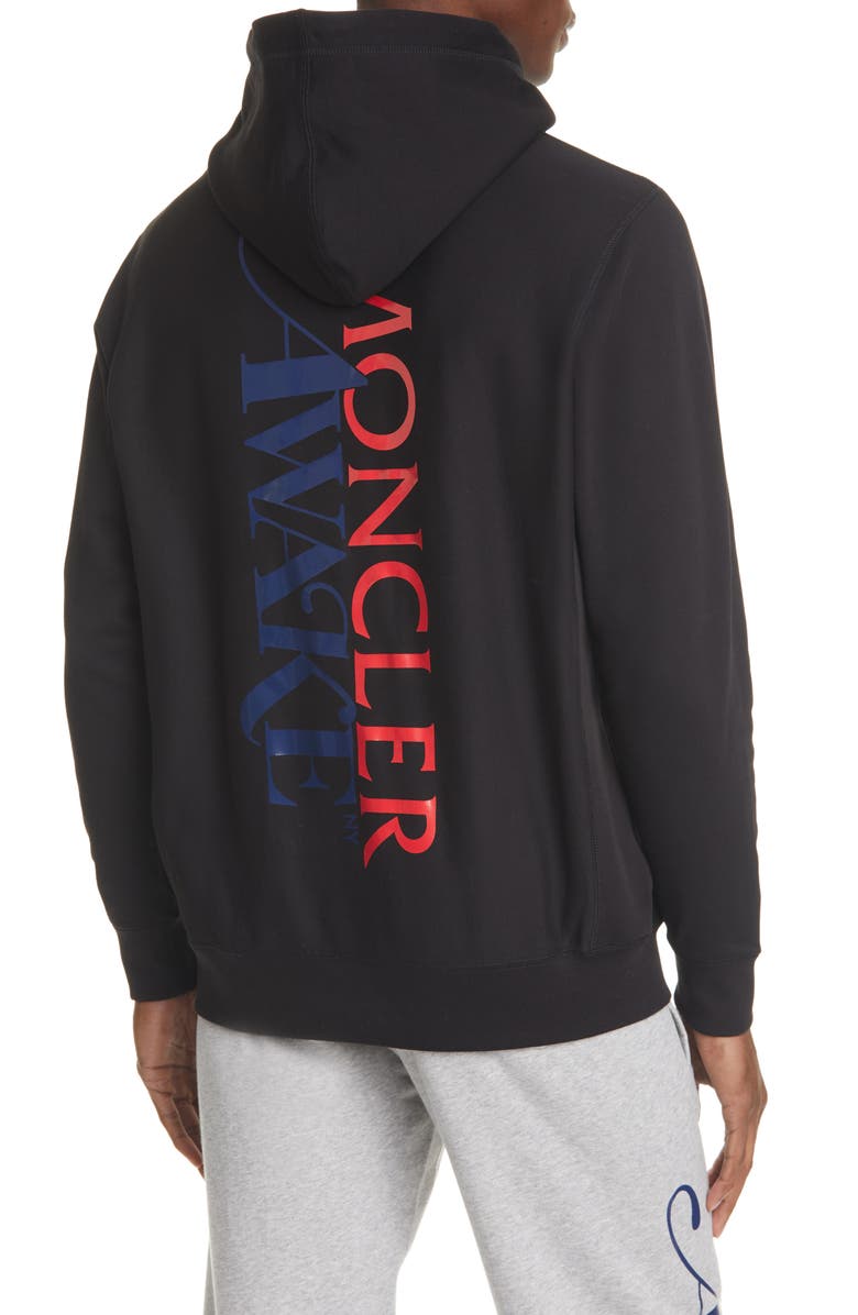 Moncler Genius 2 Moncler 1952 Logo Hooded Sweatshirt, Alternate, color,