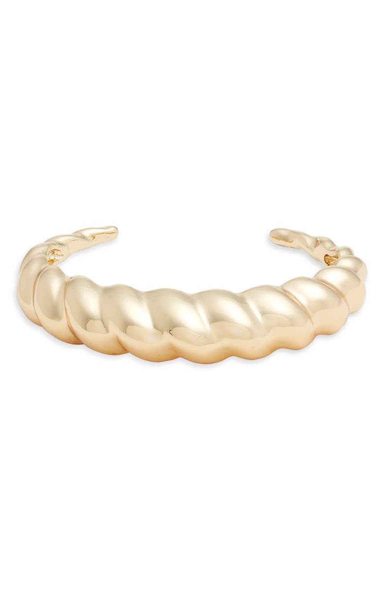 Nordstrom Scallop Polished Cuff Bracelet, Main, color,