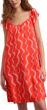 NEXT Ruffle Cap Sleeve Dress