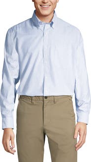 Lands' End Big and Tall No Iron Supima Oxford Dress Shirt