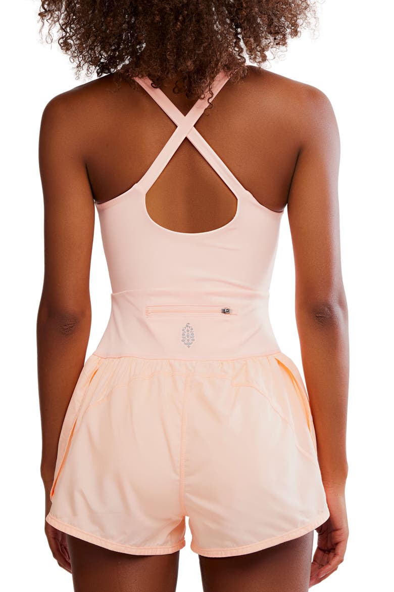 FP Movement Righteous Runsie Romper, Alternate, color, PASTEL PEACH