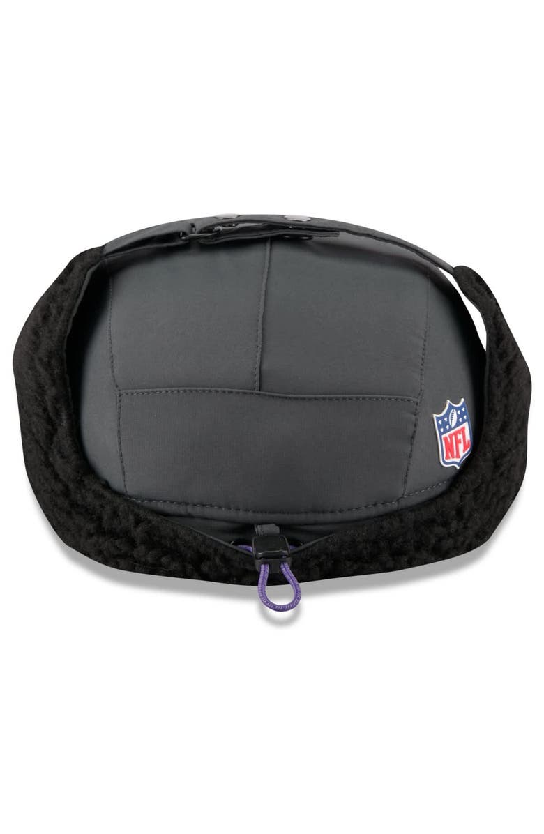 New Era Men's New Era Charcoal Minnesota Vikings 2025 Sideline Cold Weather Runner Dog Ear Adjustable Hat, Alternate, color, Charcoal