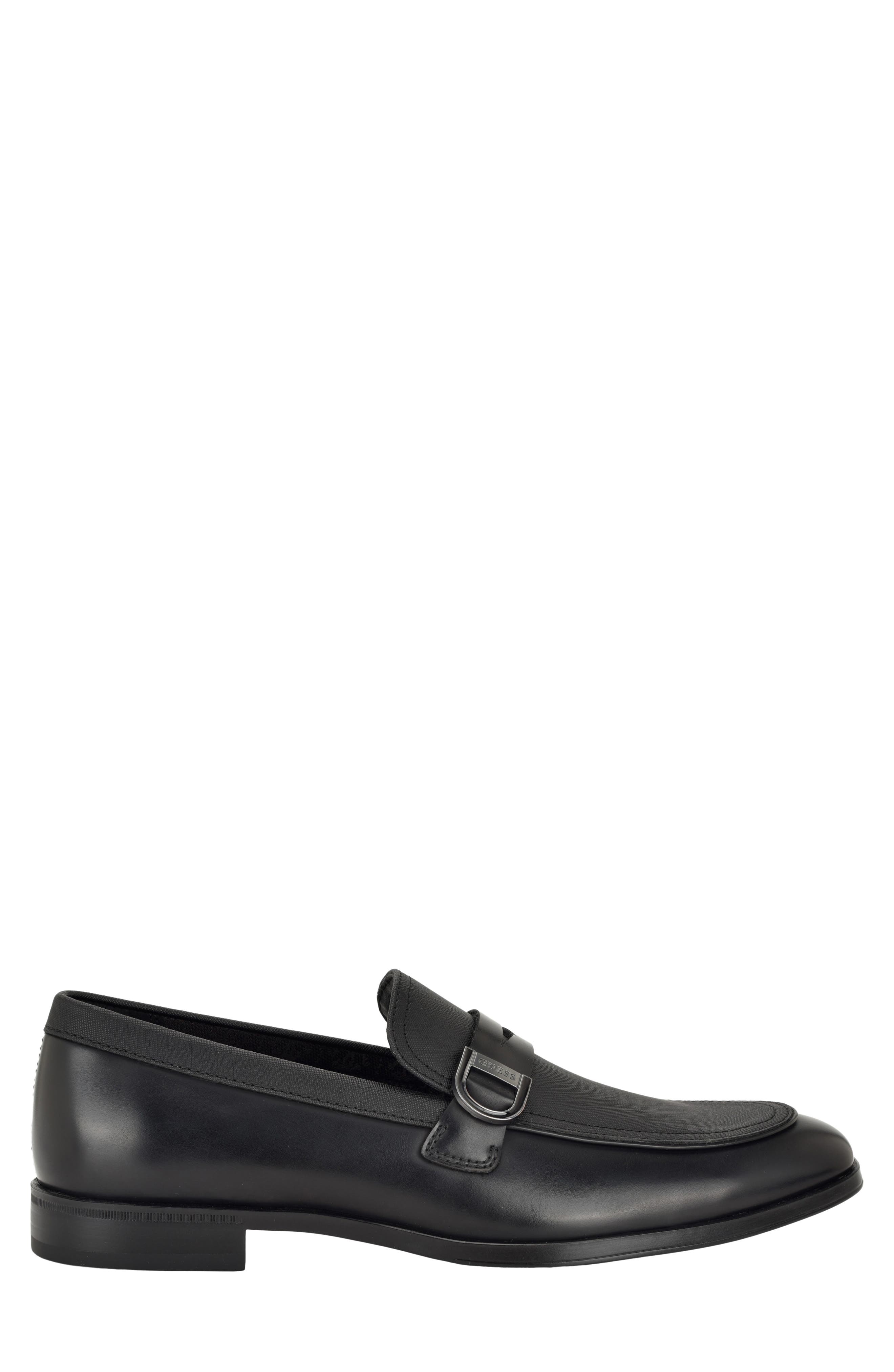 Hiljon Faux Leather Loafer, Alternate, color, BLACK MULTI