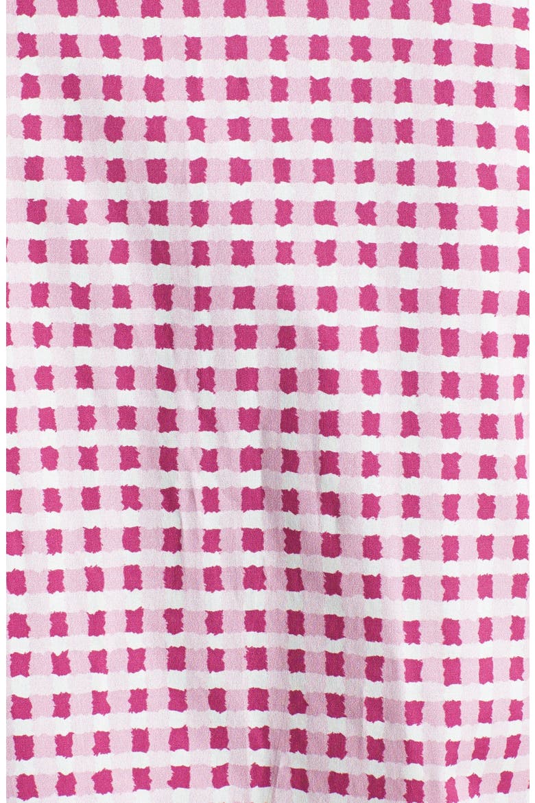 Wavy Gingham Blouse, Alternate, color, WILDFLOWER MULTI