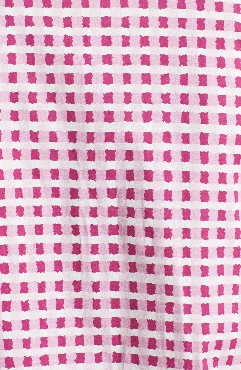 Lafayette 148 New York Wavy Gingham Blouse, Alternate, color,