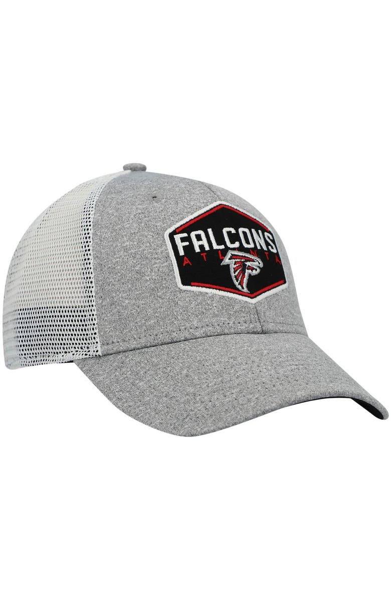 '47 Men's '47 Heathered Gray/White Atlanta Falcons Hitch Contender Flex Hat, Alternate, color,