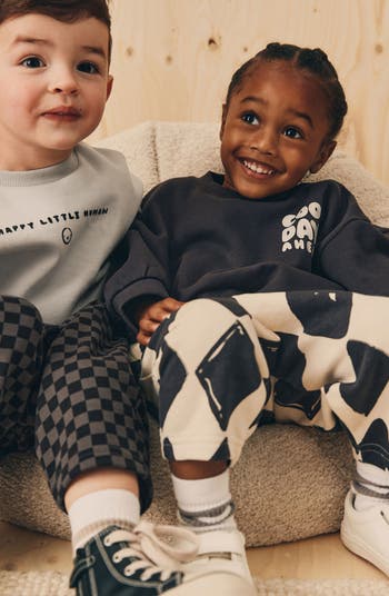 Kids' 4-Pack Assorted Cool Days Ahead Sweatshirts & Sweatpants Set