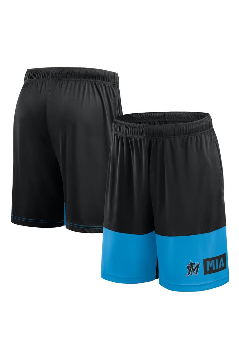 Men's Fanatics Black Miami Marlins Best of the Best Shorts, Alternate, color, Black