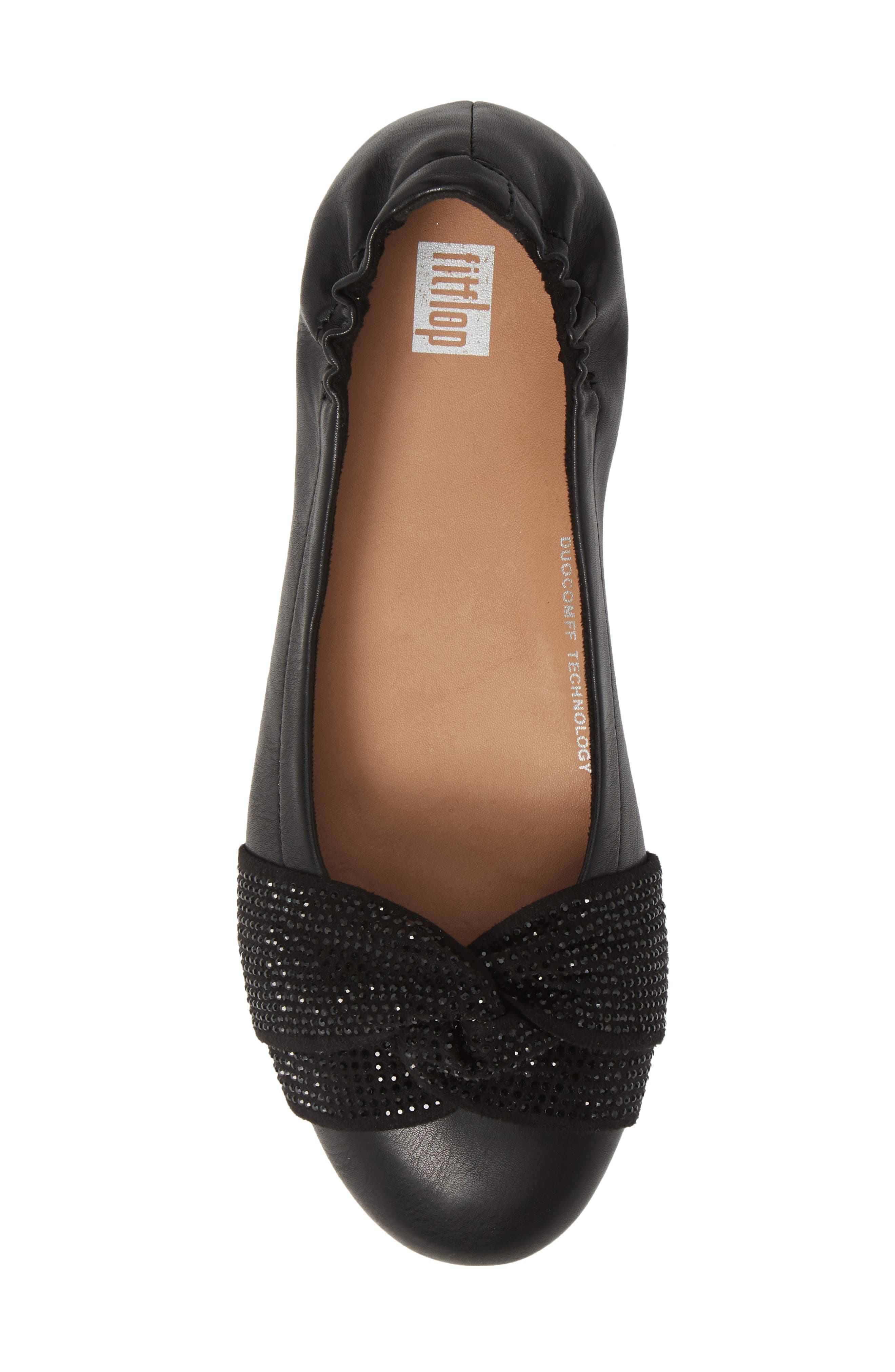 FitFlop Twiss Crystal Ballet Flat, Alternate, color, 