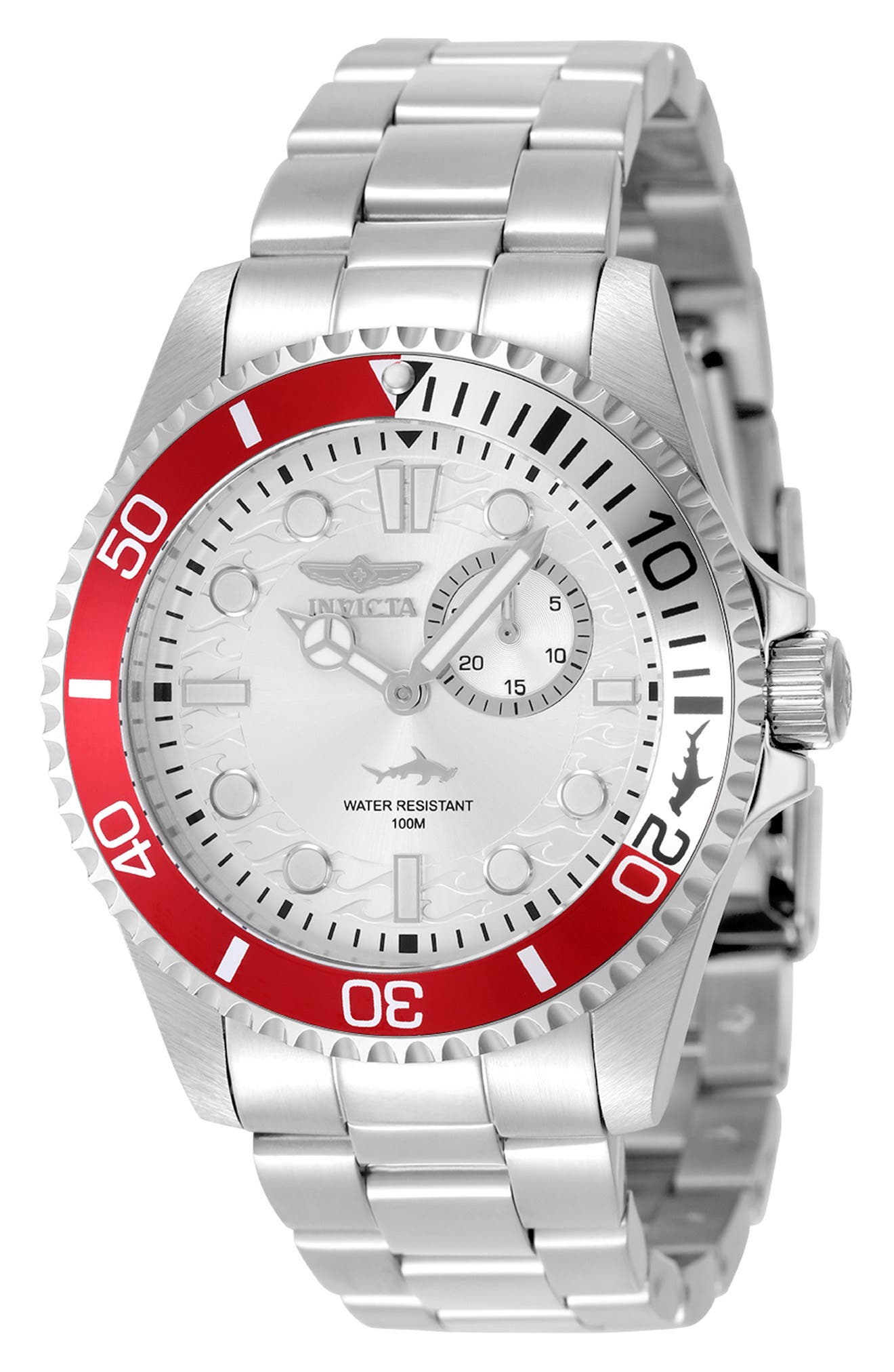 selected WHITE/ SILVER/ RED
