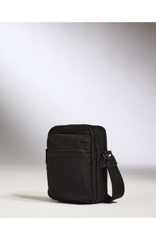 Antler Icon Crossbody Bag In Black